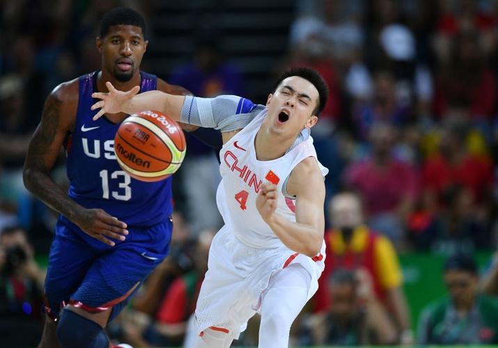 中国男篮对美国男篮