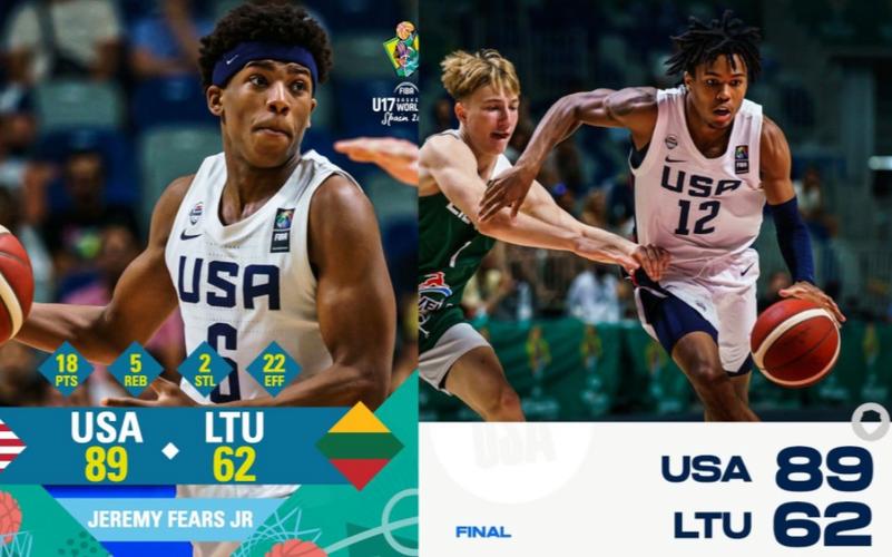 美国男篮vs立陶宛世界杯